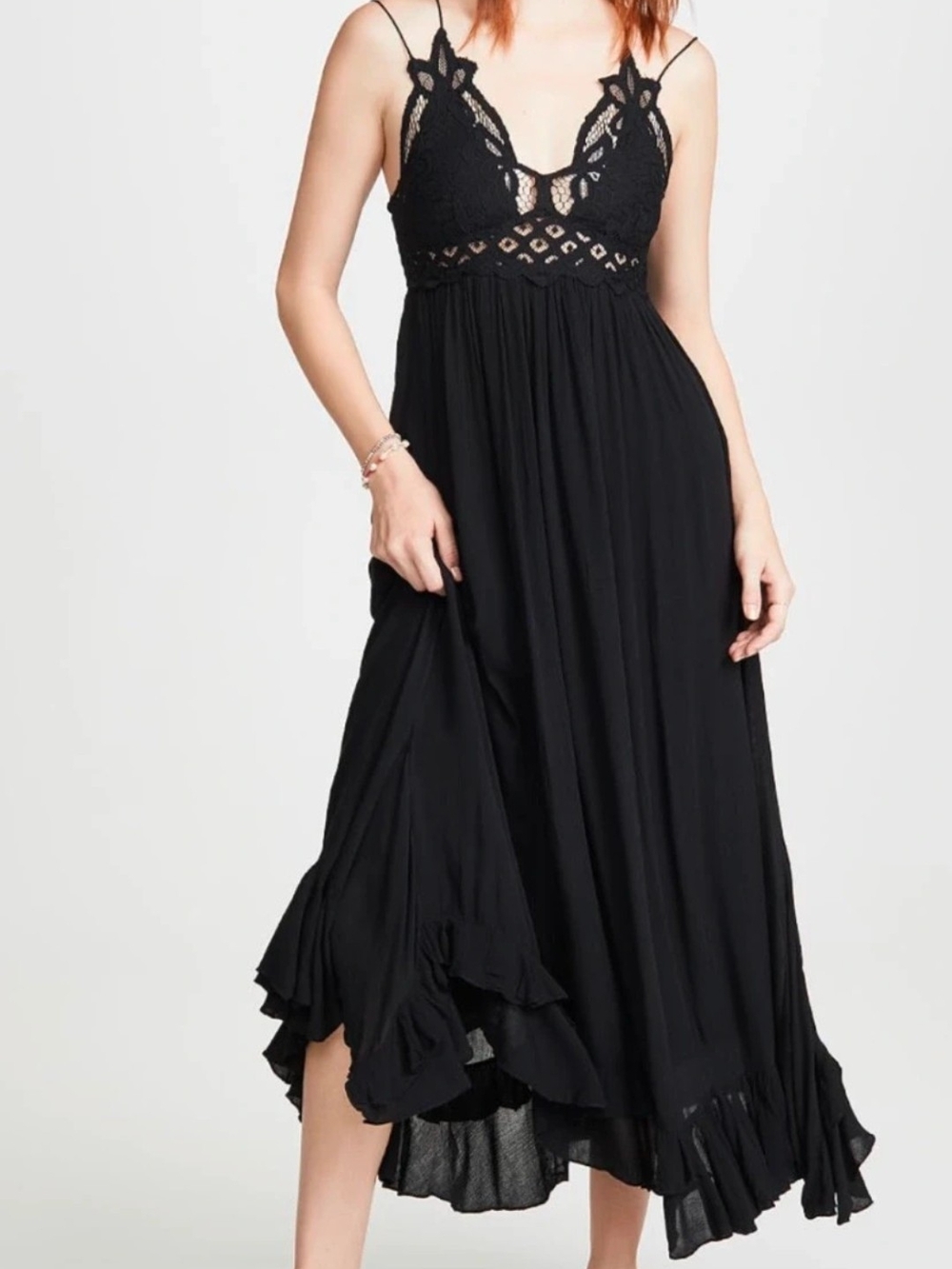 Free People One Adella Maxi Dress - Size Small